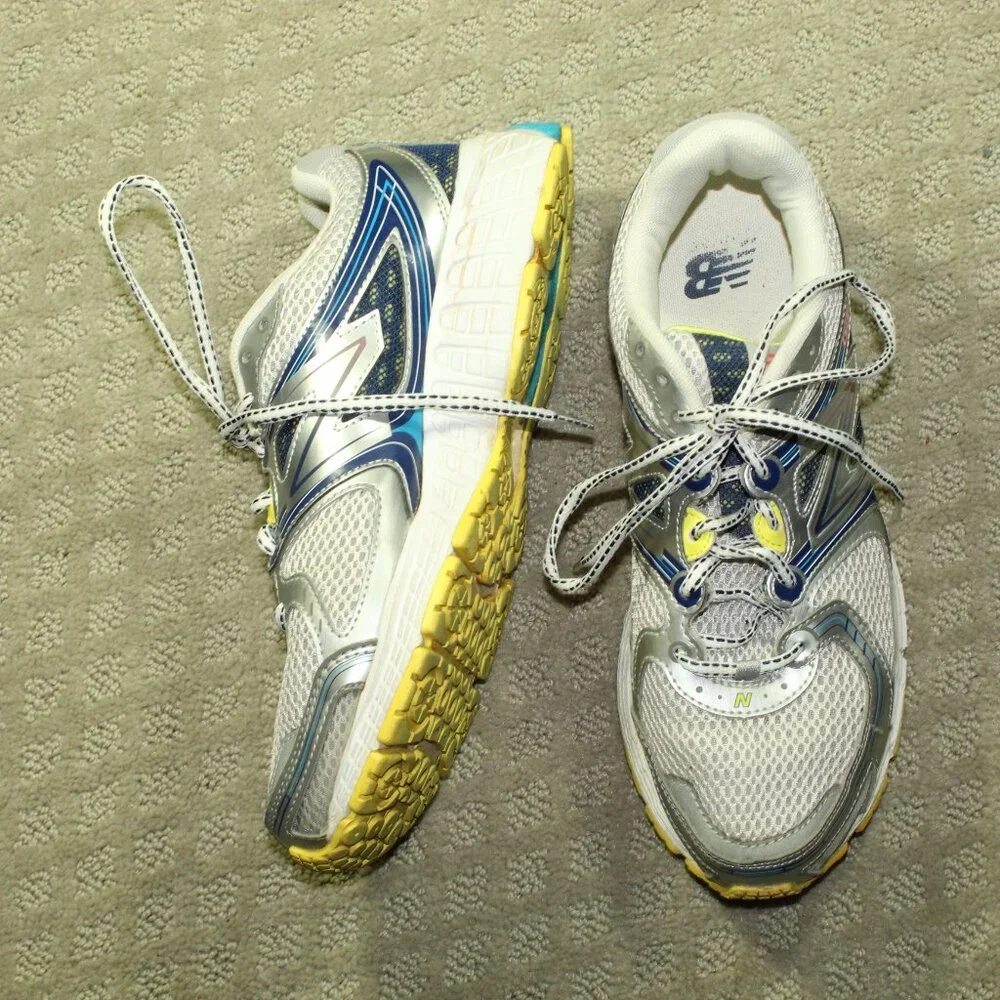 Size 9 - New Balance 680v2 Grey Blue Women's W6802GB2 Athletic Sneakers